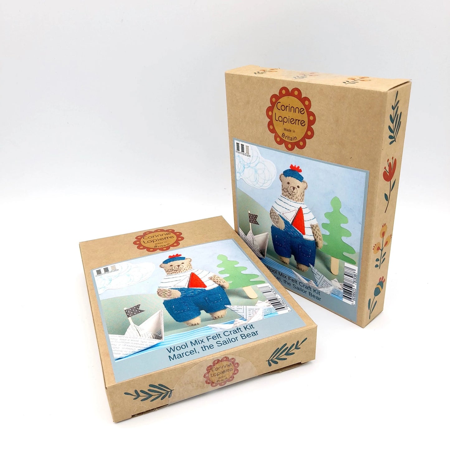 Marcel the sailor bear - Felt Craft Kit