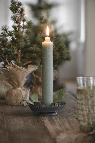 Zinc Candle Holder with handle