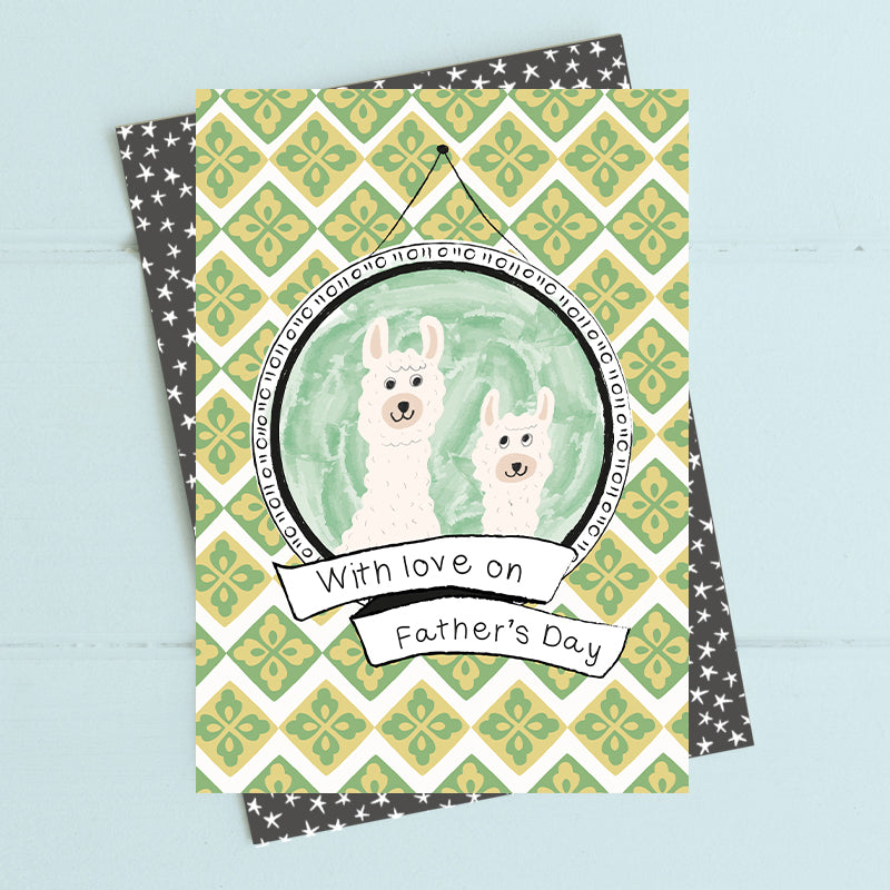 With love on Father’s Day - Greetings Card