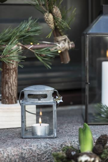 Zinc Tea-light Small Lantern