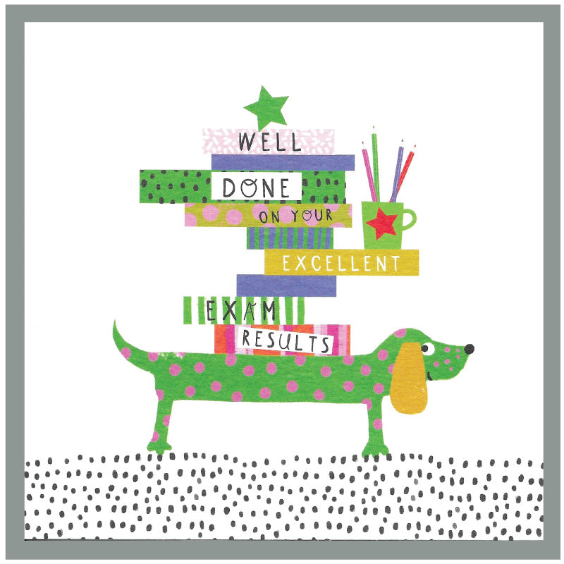Well done on your exam results - Greeting card