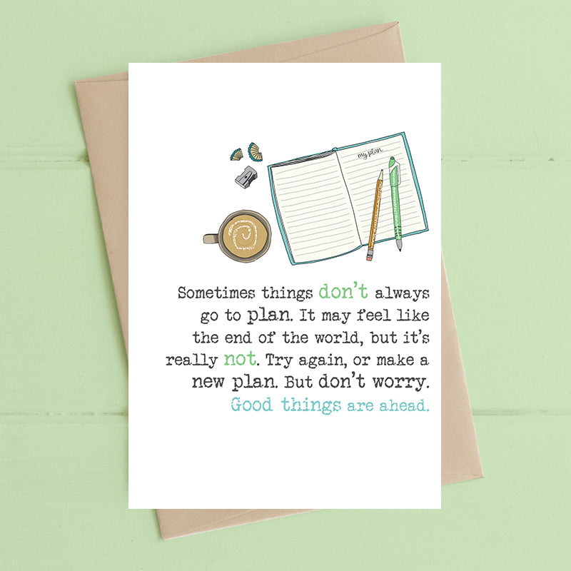 Make a new plan - Greetings Card