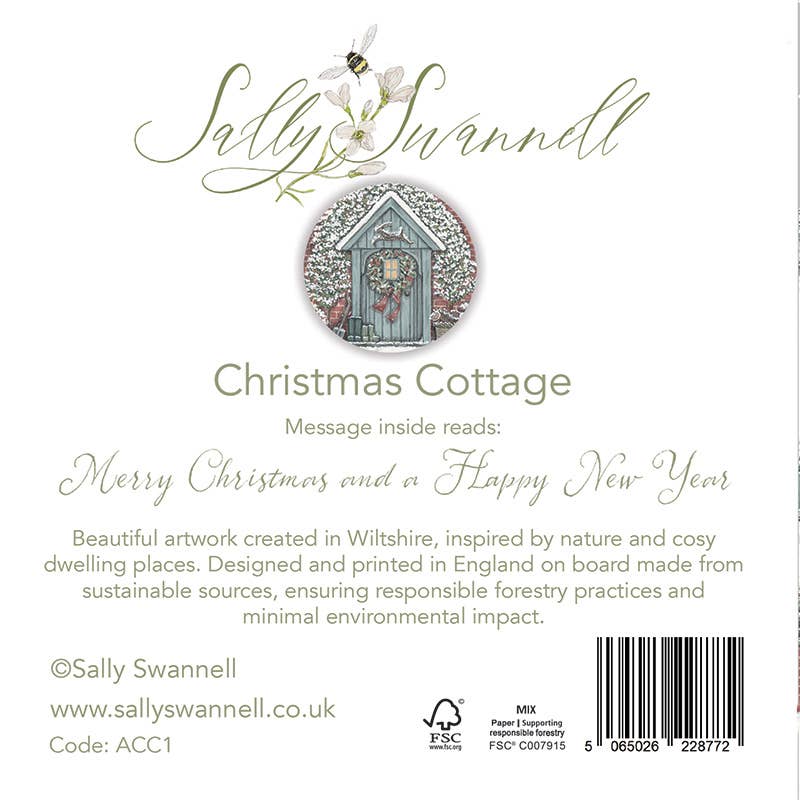 Christmas Cottage  | Advent Calendar Christmas Card