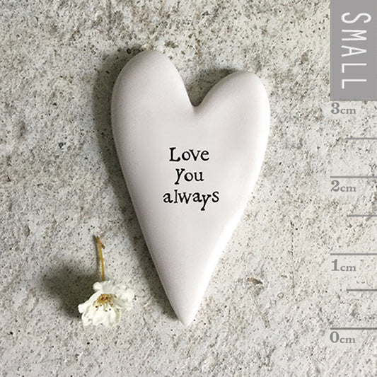 Tiny Heart Token - Love you always