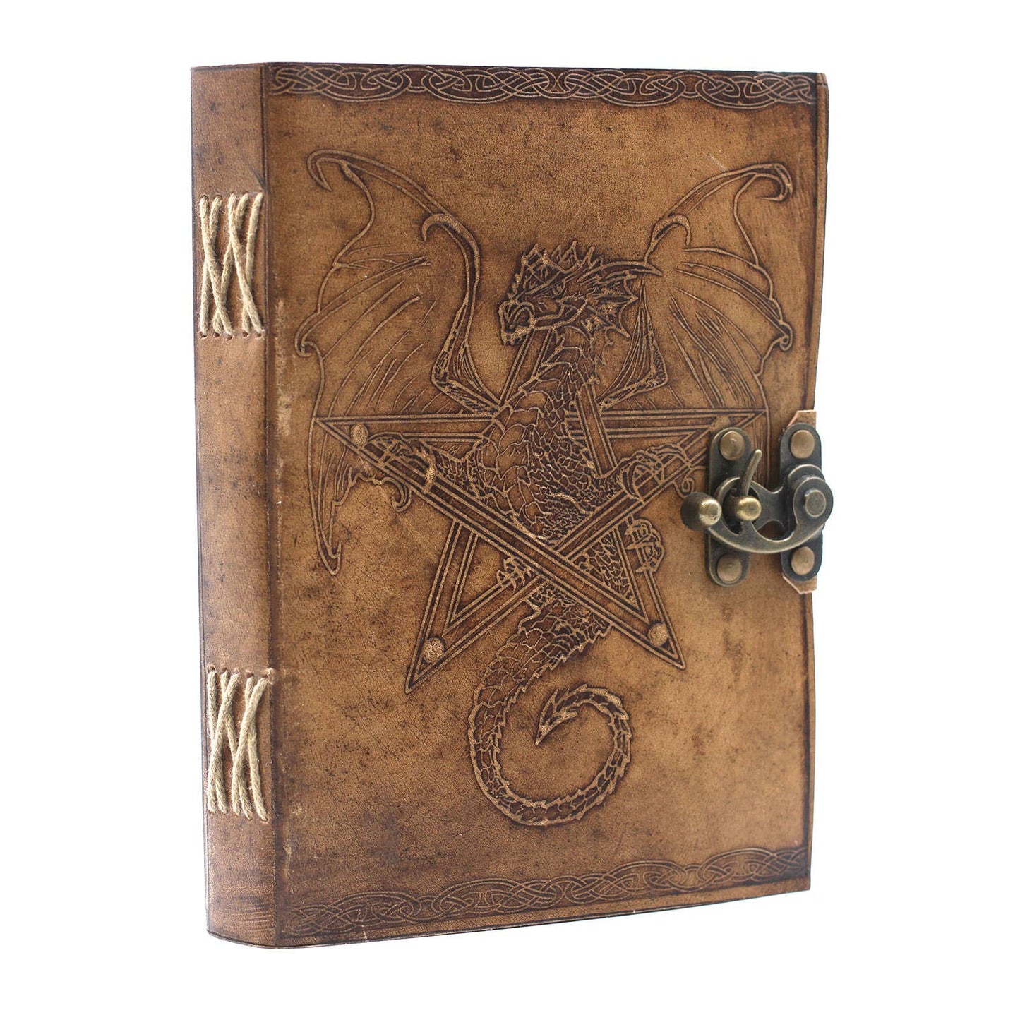 Leather Dragon Notebook with buckle