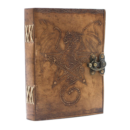 Leather Dragon Notebook with buckle
