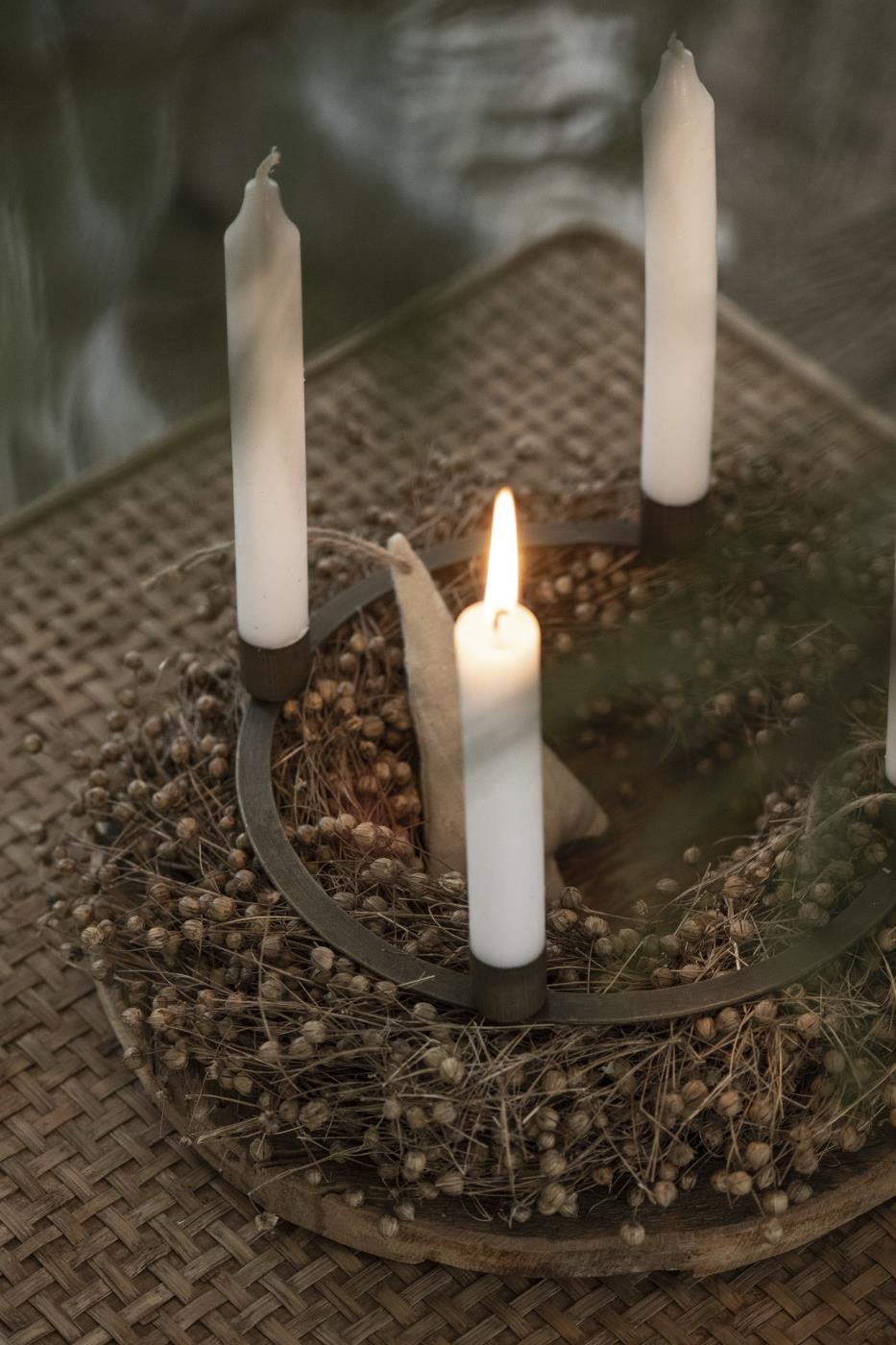 Advent Candle Ring Holder for 4 candles