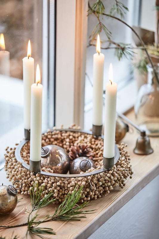 Advent Candle Ring Holder for 4 candles