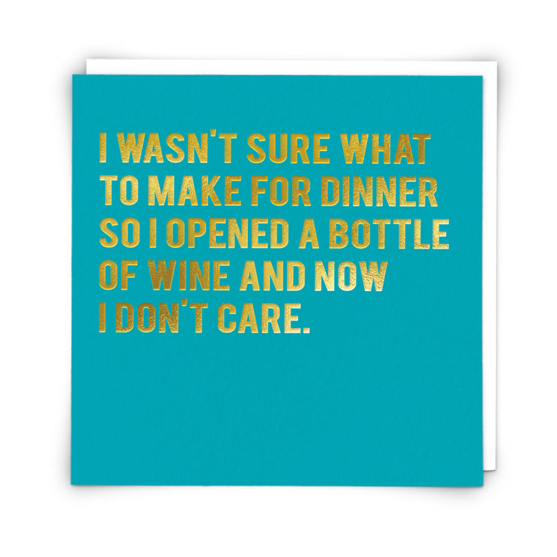What to make for dinner - Funny Card
