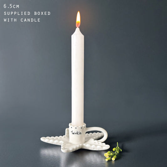 Twinkle - Scallop candle holder