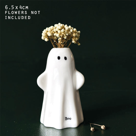 Porcelain Ghost Vase- Gift Boxed