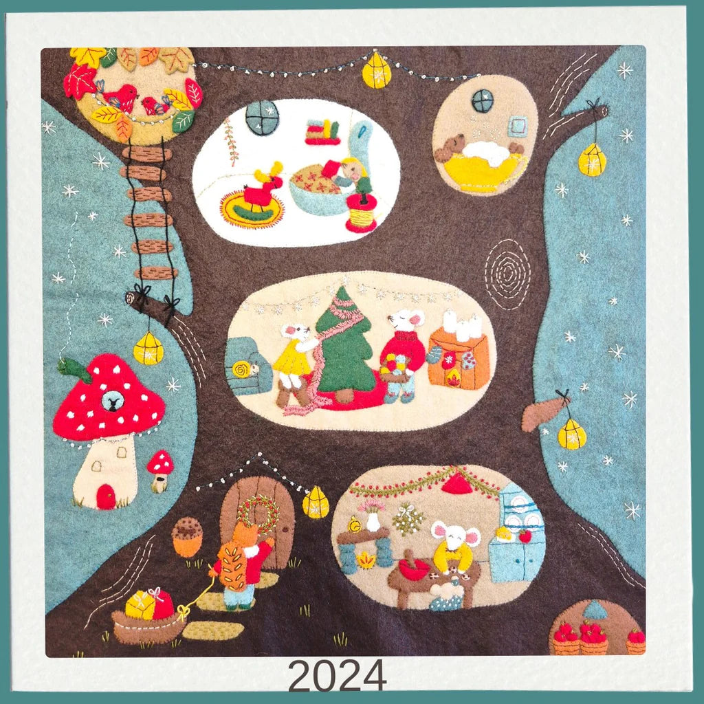 Crafters Felt stitched Advent Calendar