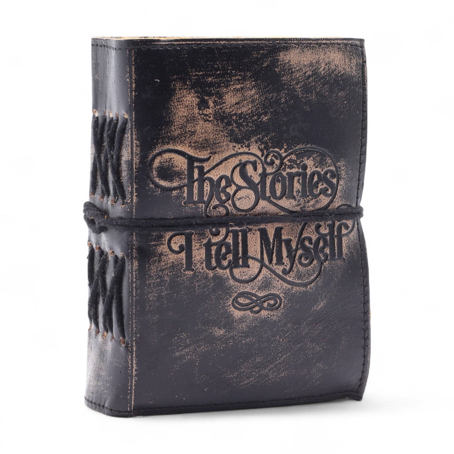 Leather Notebook (12.5x9 cm) - The Stories I Tell Myself