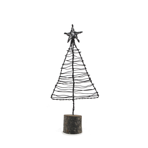 Rusty Christmas tree-Wire star