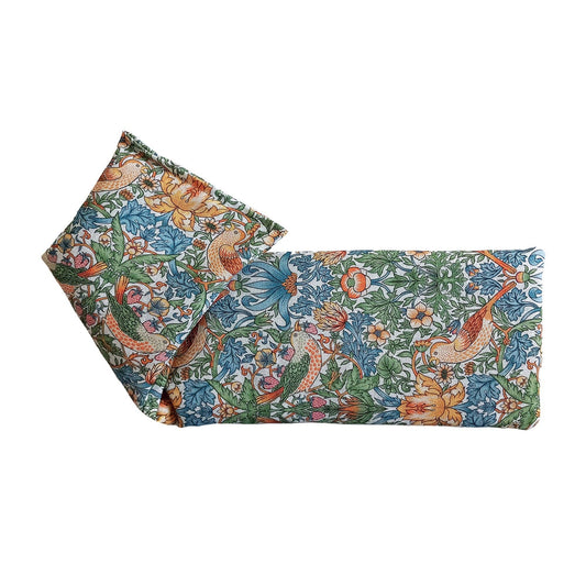William Morris Strawberry Thief, Sky, Cotton Wheat Bag: Lavender