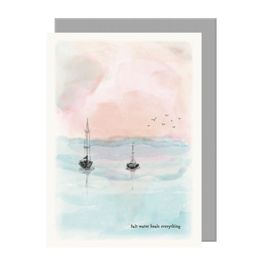 Art card - Salt Water Heals Everything