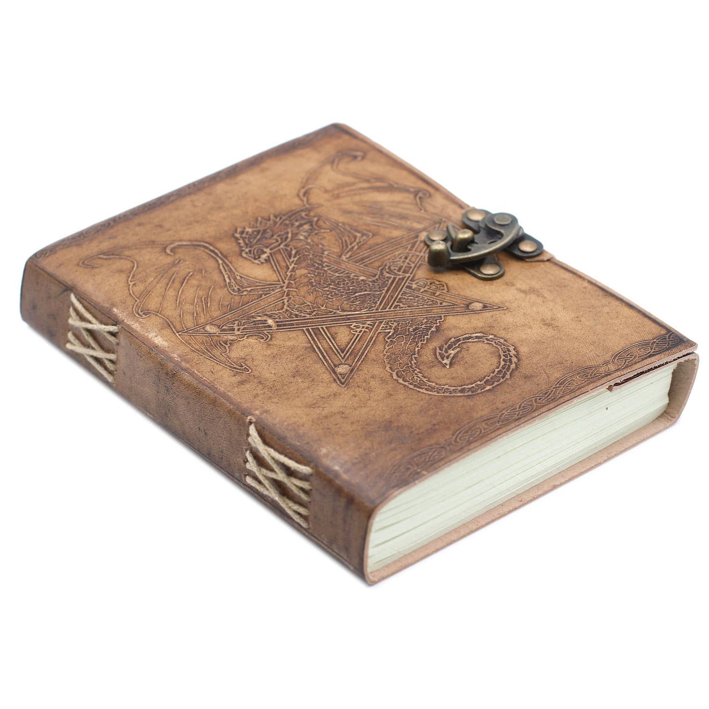 Leather Dragon Notebook with buckle