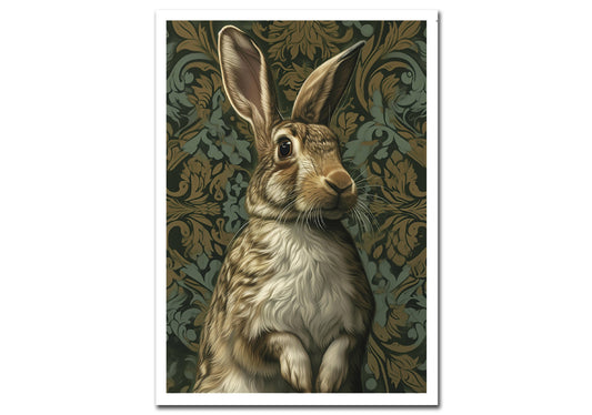 William Morris - Hare Greeting Card