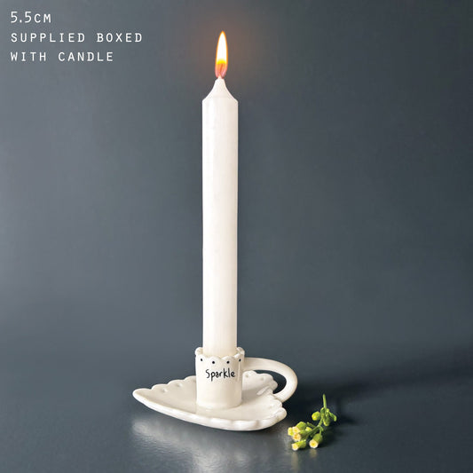 Sparkle - Scallop candle holder
