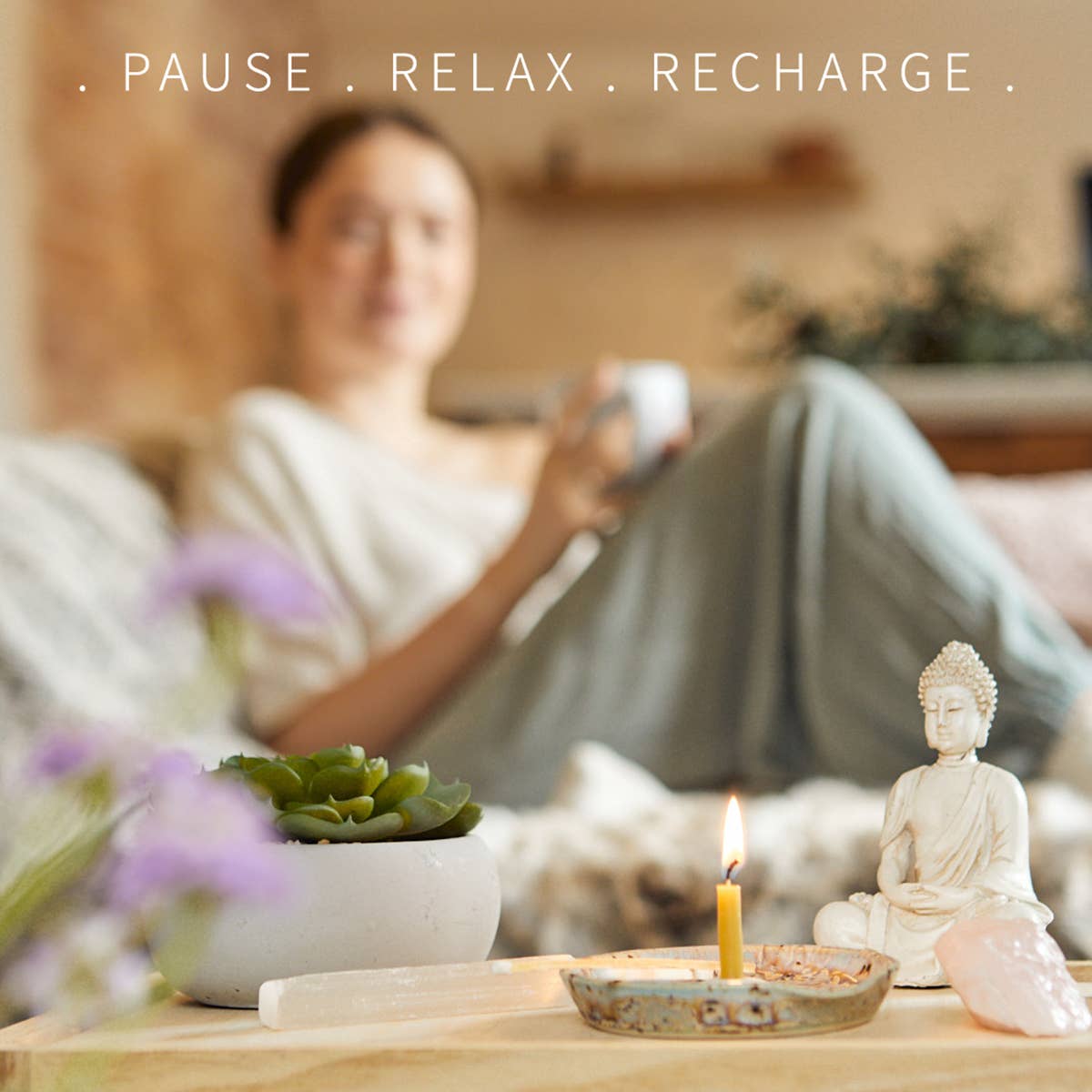 Time for Yoga candles (wrap)