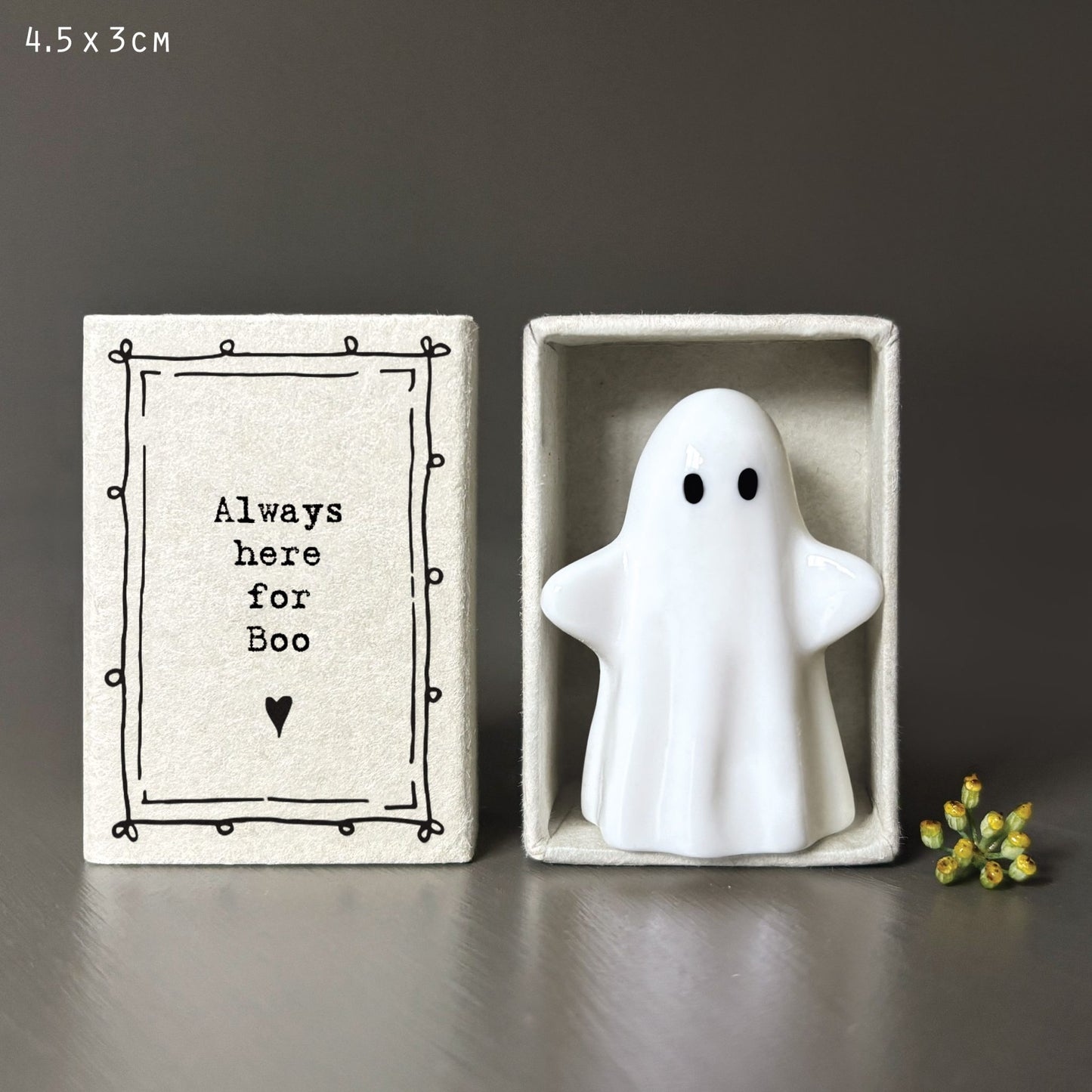 Always Here For Boo - Ghost Matchbox Keepsake