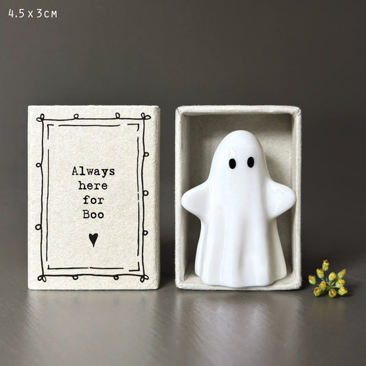 Always Here For Boo - Ghost Matchbox Keepsake