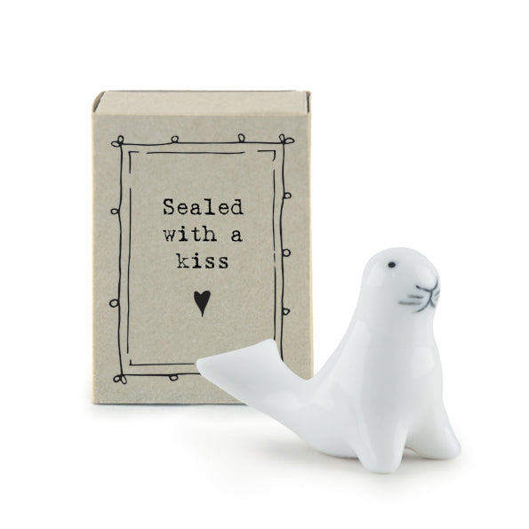 Sealed with a kiss - Matchbox porcelain Seal