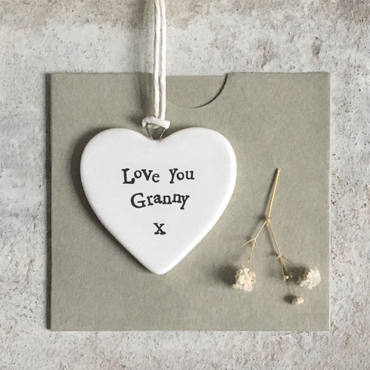 Porcelain Heart - love you granny