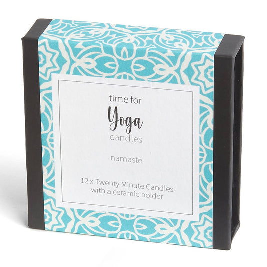 Time for Yoga candles (wrap)
