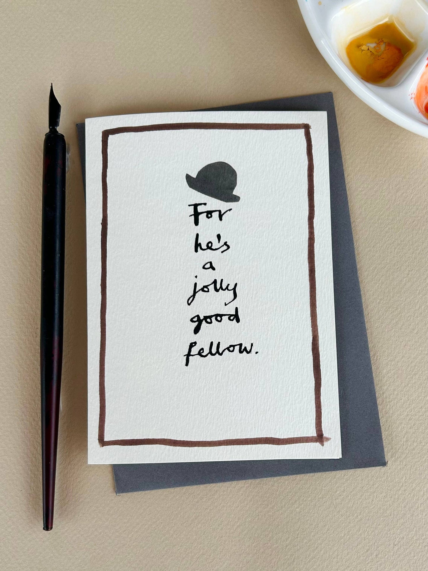 ' Jolly Good Fellow Greetings Card