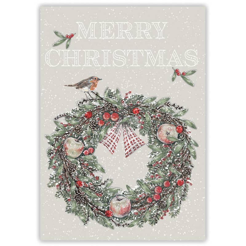Christmas Wreath | Christmas Card A5