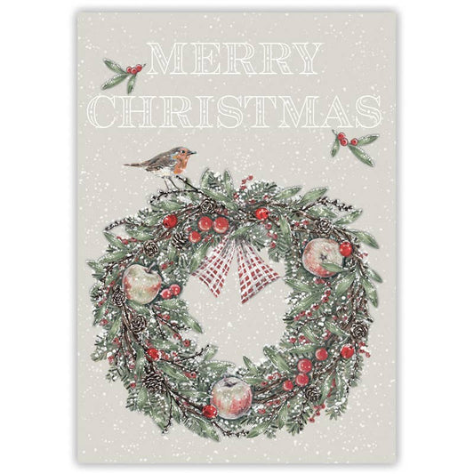 Christmas Wreath | Christmas Card A5
