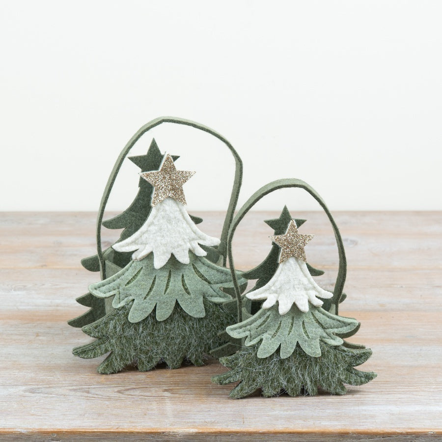Felt Christmas Tree Gift Bag - Two sizes