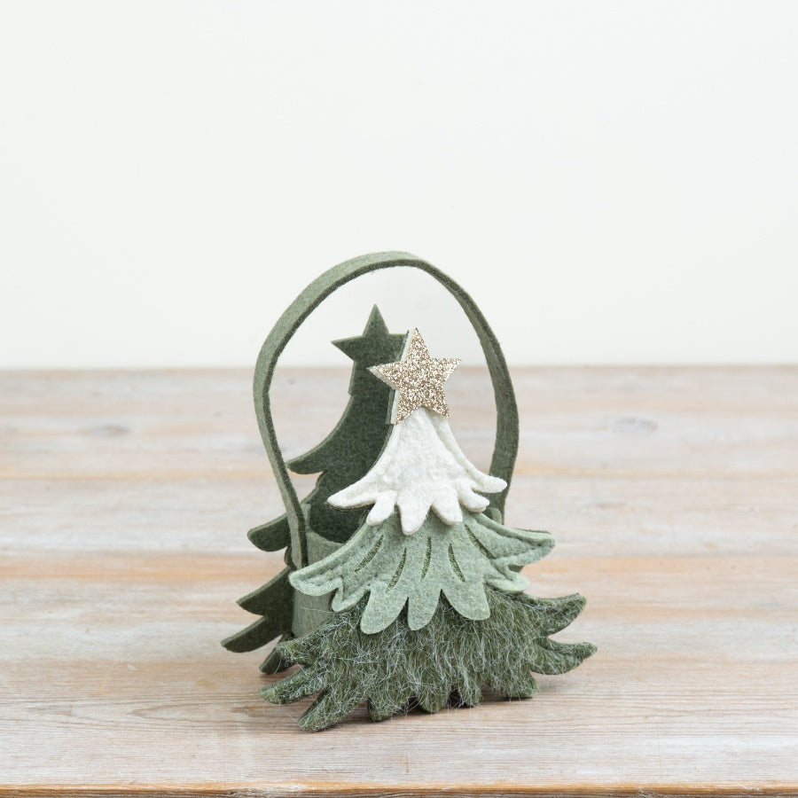 Felt Christmas Tree Gift Bag - Two sizes