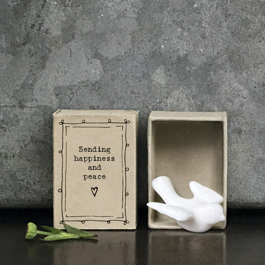 Sending happiness and peace - Matchbox Porcelain