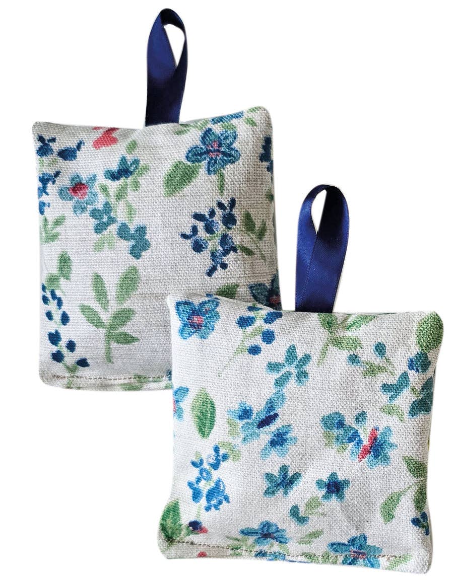 Hanging Lavender Sachet -Wildflower Blue