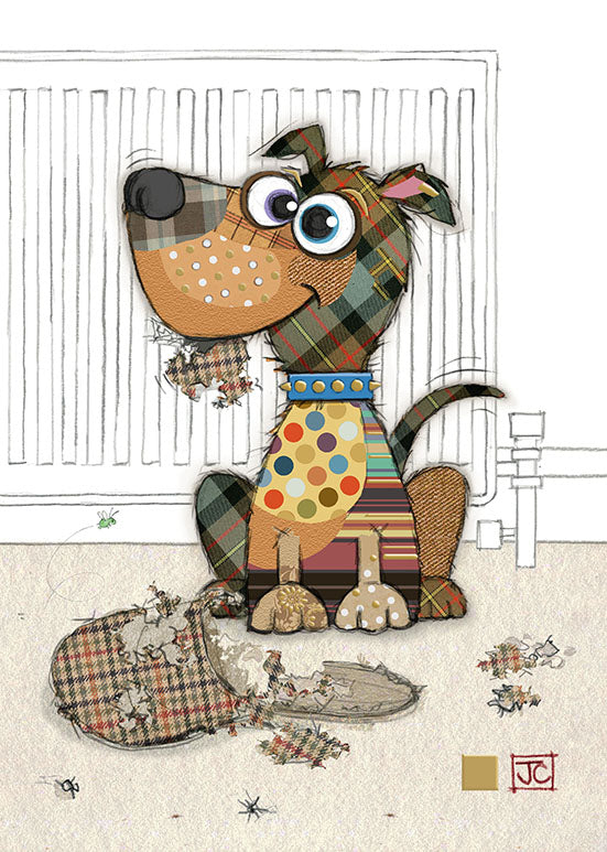 Patches Puppy - Blank Greetings card