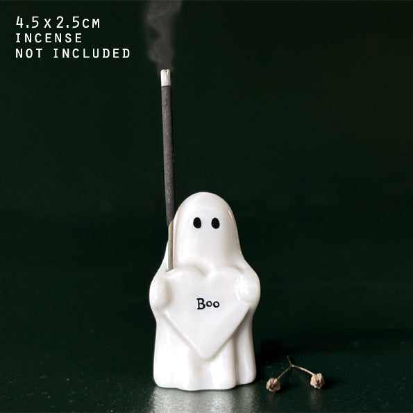 Porcelain Ghost Incense Holder - Gift Boxed