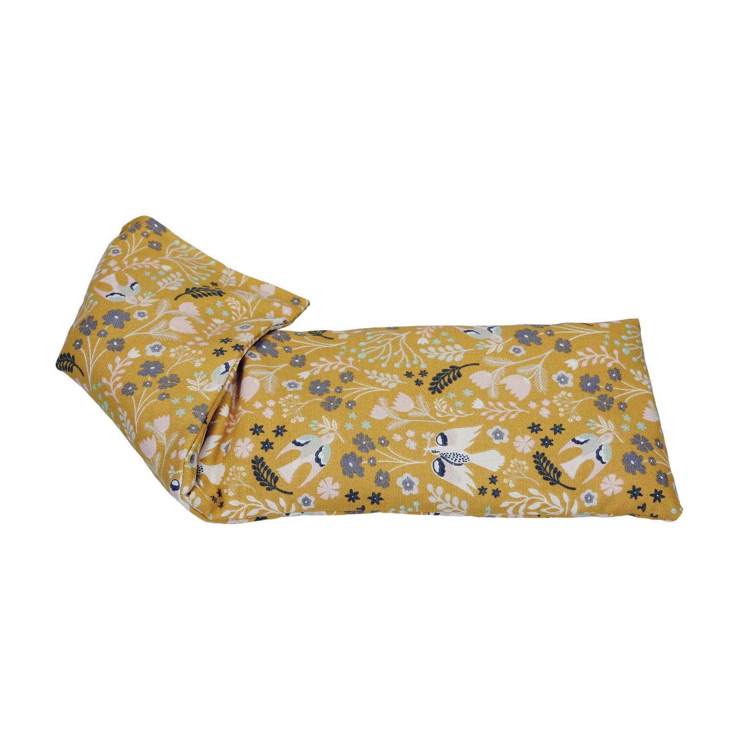 Garden Fern, Ochre Cotton Wheat Bag: Lavender