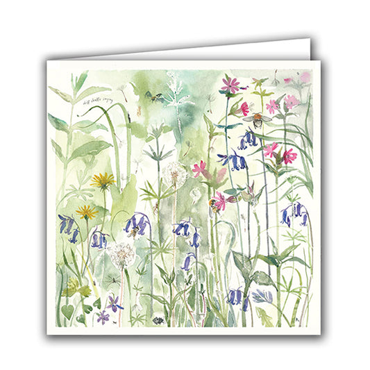 April Woodlands and Insects - Art Card