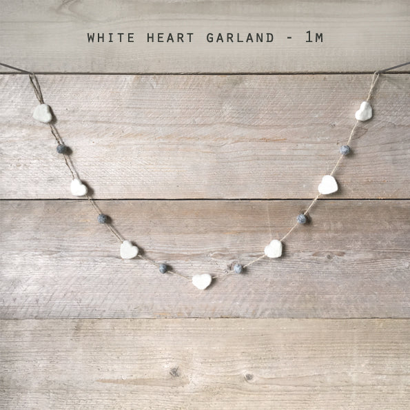 Wool Felt Heart Garland