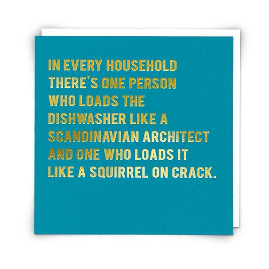 Load the dishwasher - Funny Card