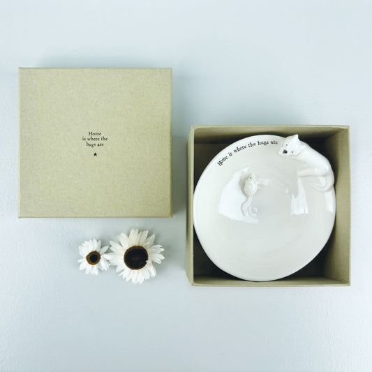 Porcelain Bowl - Home is where the hugs are