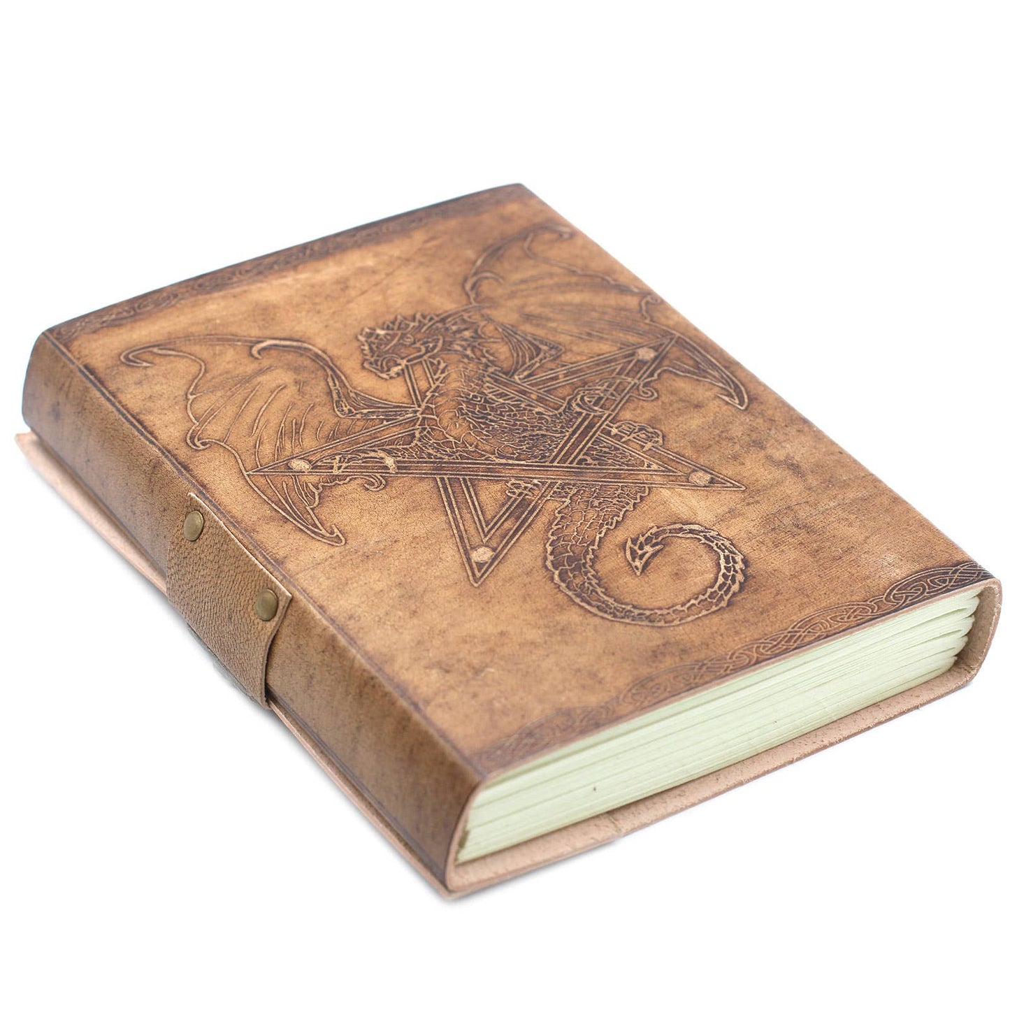 Leather Dragon Notebook with buckle