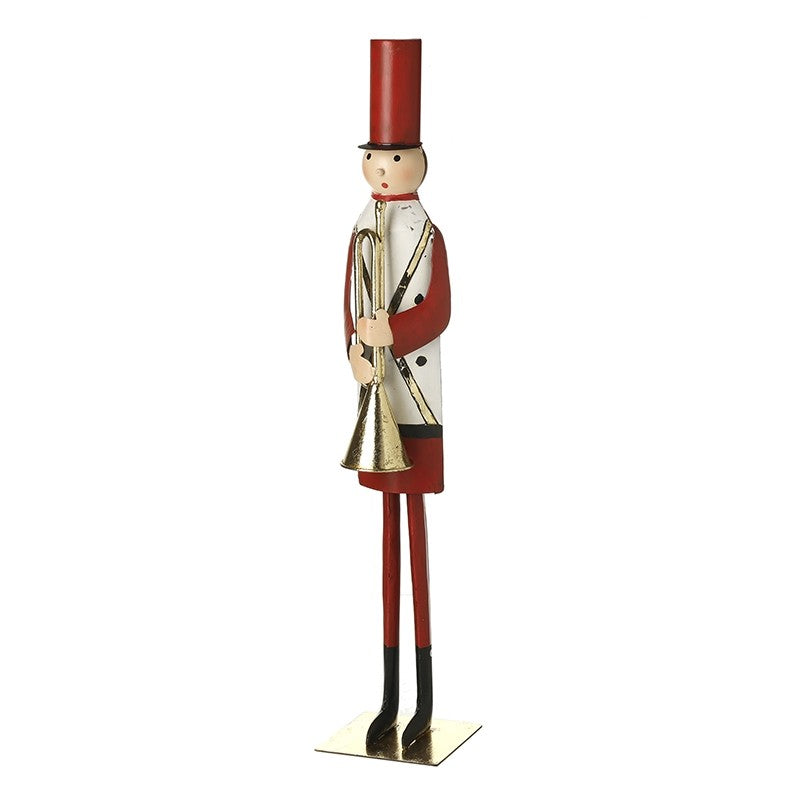 Tall Tin Trumpetier Soldier