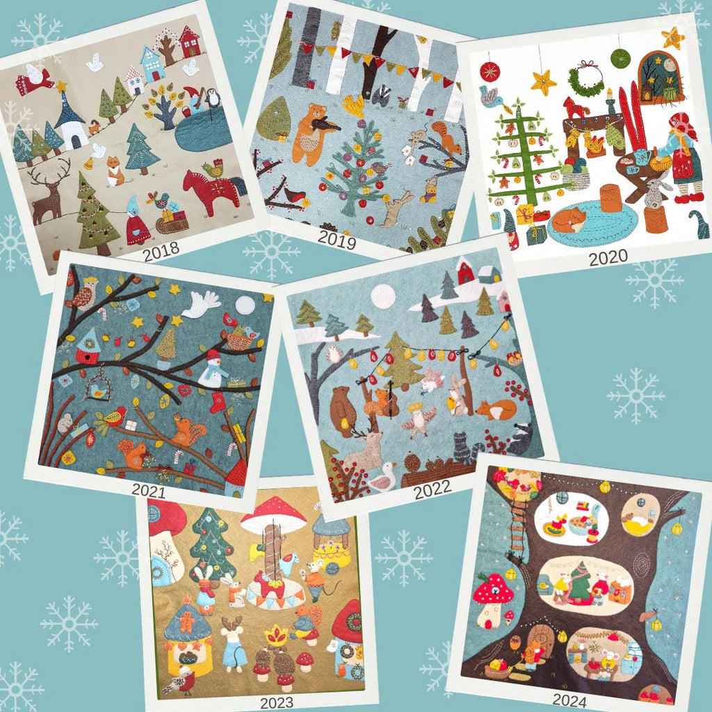 Crafters Felt stitched Advent Calendar