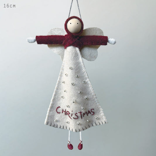 Christmas Felt Angel Doll