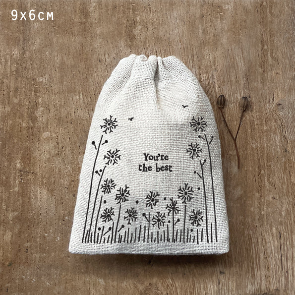 Small Drawstring Bag - Your the Best