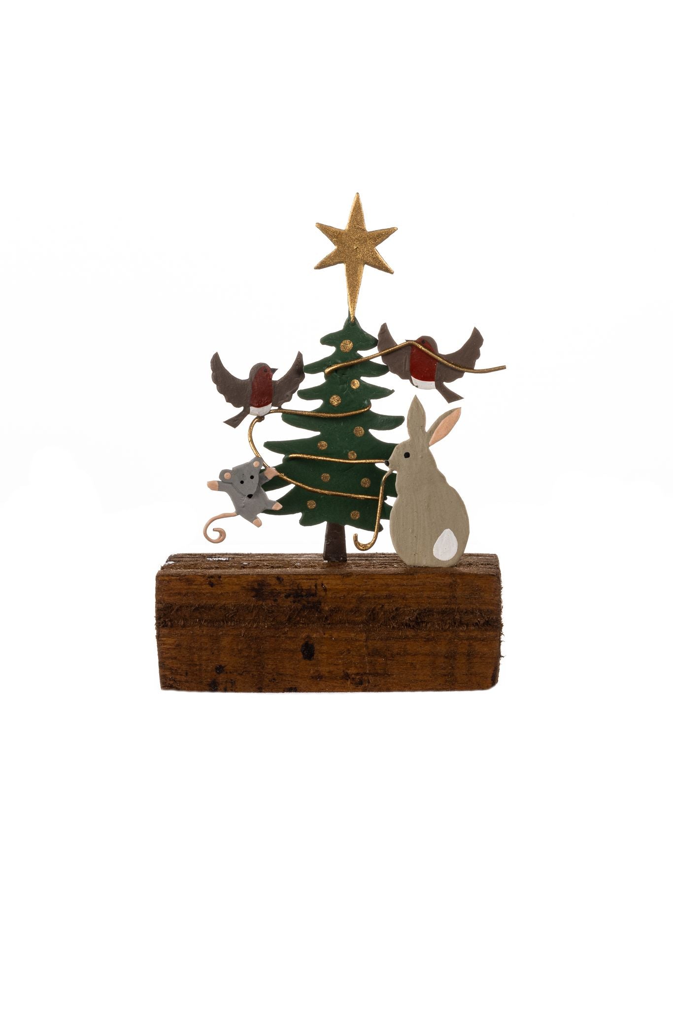 Mouse not helping with the tree - Christmas Ornament