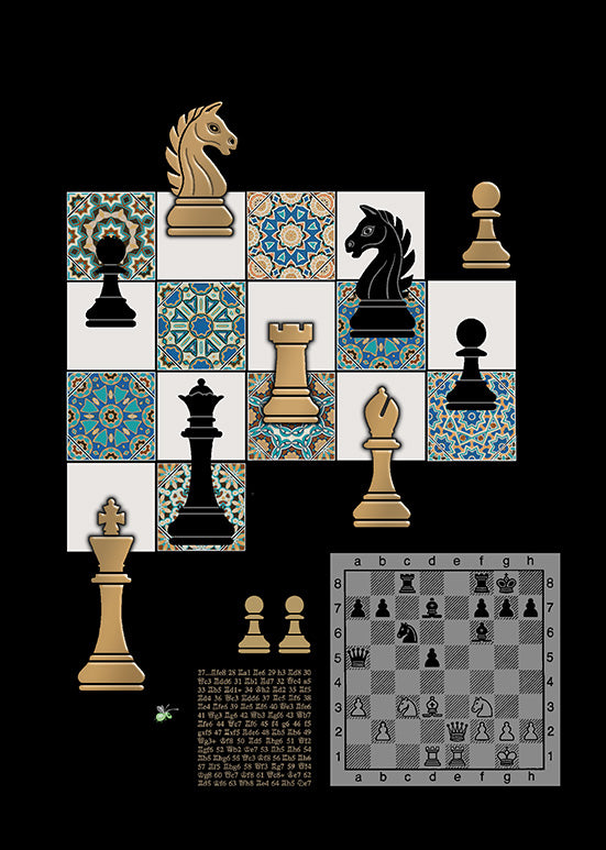 Chess - Blank Greetings card